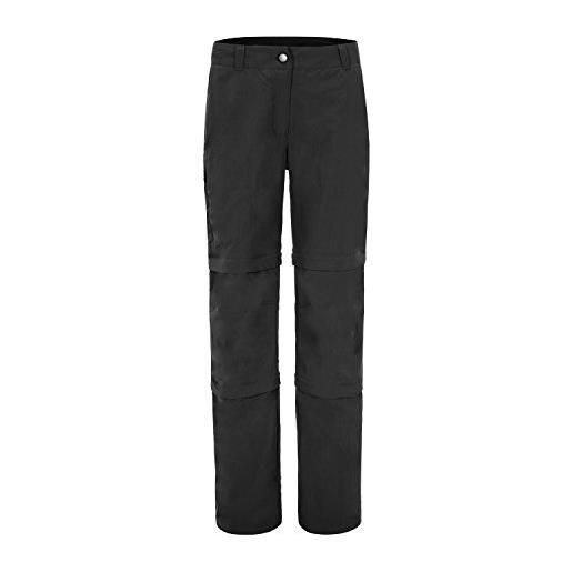 Maier sports pantaloni da donna yesa con tripla cerniera, donna, 233013, black, 20 (corto)