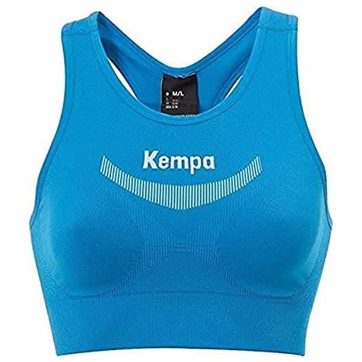 Kempa adulti abbigliamento team sport attitude pro top, unisex, bekleidung teamsport attitude pro top, kempablau/weiß, xs/s
