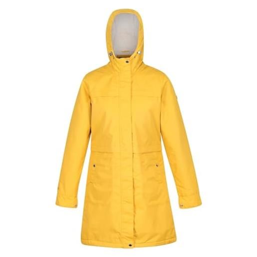 Regatta remina giacca impermeabile isolante con cappuccio, donna, bianco (light vanilla), 24
