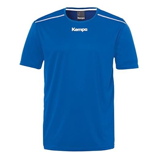 Kempa bambini poly maglietta t-shirt, bambini, 200234601, Kempa blu, 164