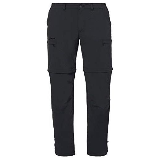 VAUDE herren hose farley zo 03869 pantaloni da uomo, colore nero (black), 46/xs