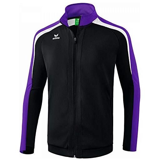 Erima 4043523857474 jacket, uomo, nero/violet/bianco, s