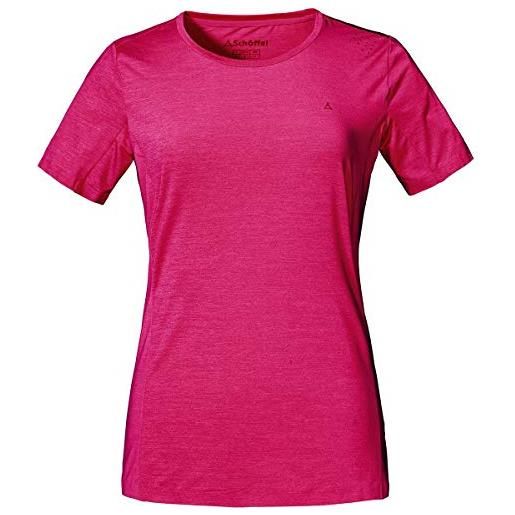 Schöffel kashgar t-shirt, maglietta da donna, fandango rosa, 42