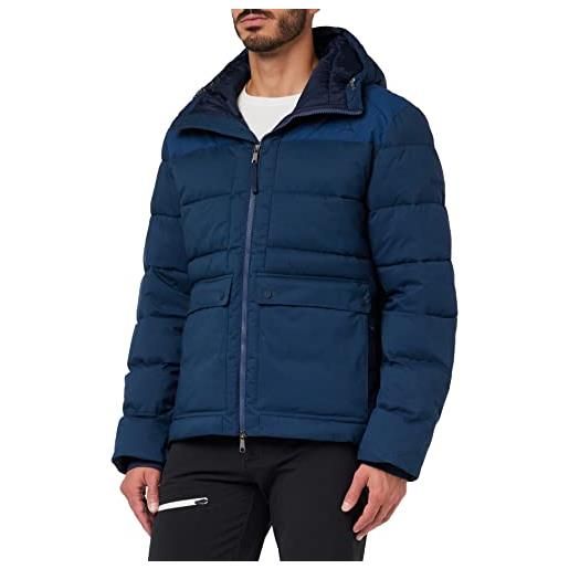 Schöffel termica boston m, giacca invernale sportiva con cappuccio, impermeabile e antivento uomo, moonlit ocean, 52