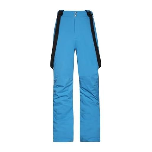 Protest miikka, pantaloni da sci uomo, blue marlin, xs