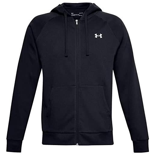 Under Armour uomo ua rival cotton fz hoodie, felpa con cappuccio