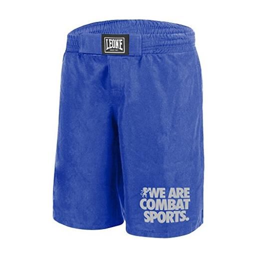 LEONE 1947, basic pantaloncino mma, unisex - adulto, blu, xs, ab795