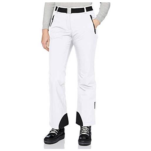 Colmar pantaloni da sci-0451, sportivi donna, white, 38