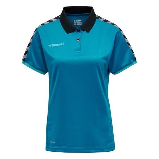 hummel hmlauthentic woman functional polo color: true blue_talla: l