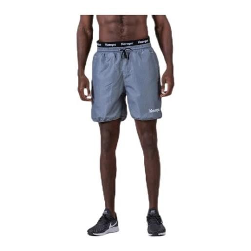 Kempa core 2.0 board shorts, pantaloni. Uomo, grigio scuro mélange, xl