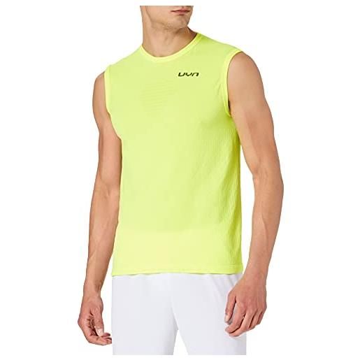 UYN canotta da running airstream, leggera con tecnologia flowtunnels per termoregolazione e ventilazione avanzata