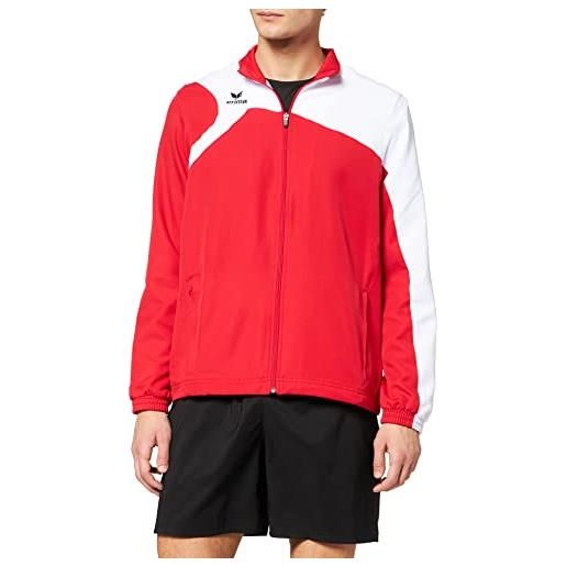 Erima club 1900 2.0 giacca di rappresentanza, unisex - adulto, rosso/bianco, s