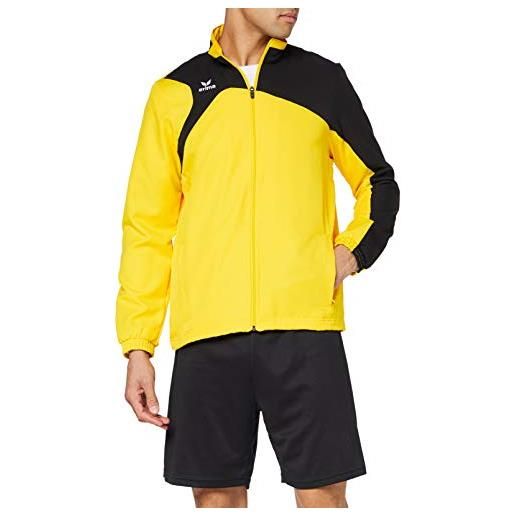 Erima club 1900 2.0 giacca di rappresentanza, unisex - adulto, giallo/nero, xl