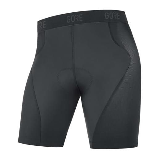 GORE WEAR liner short tights+, tight shorts uomo, nero, xl