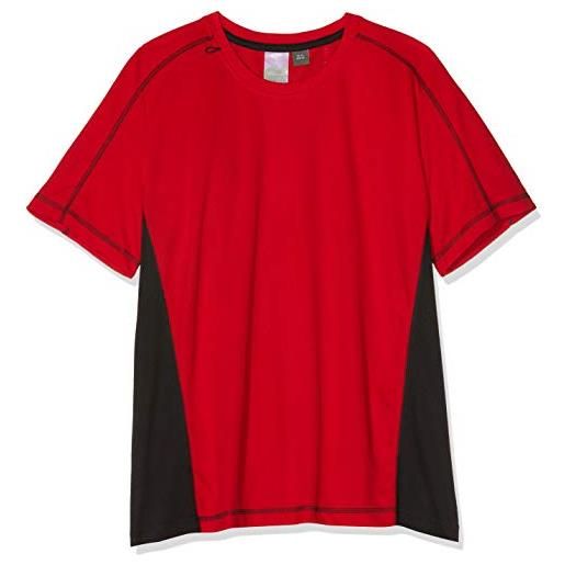 Regatta t-shirt ergonomica beijing uomo leggera e ad asciugatura rapida t-shirts/polos/vests, uomo, iron/black, s