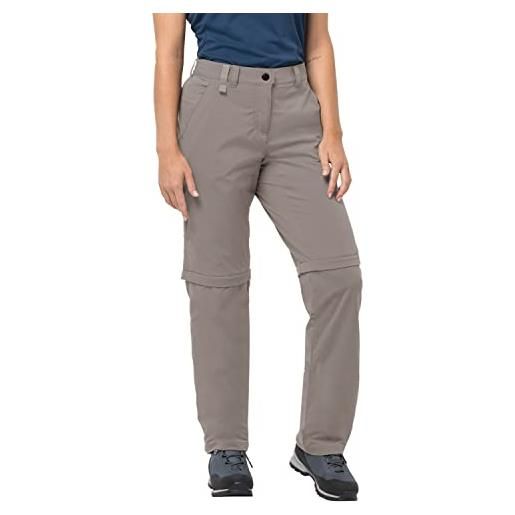 Jack Wolfskin pantaloni da trekking da donna traspiranti activate light zip off