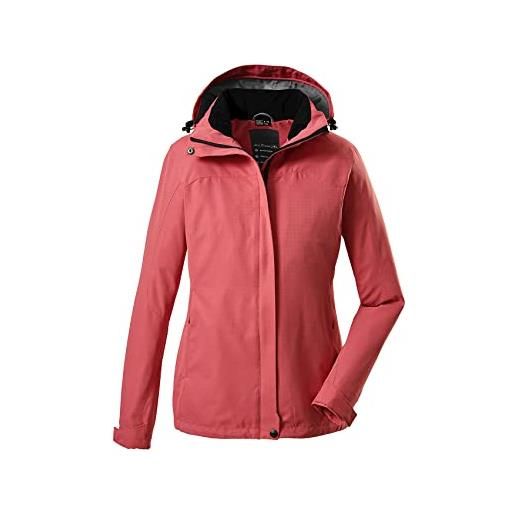 Killtec inkele kg, funktionsjacke mit abzipbarer kapuze donna, fucsia, 2xl