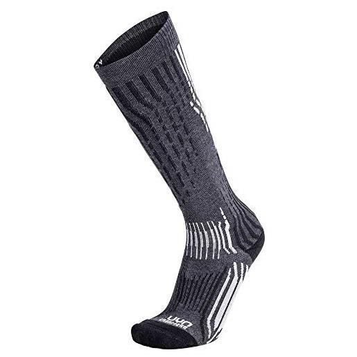 UYN lady ski cashmere socks calze da sci in cashmere donna, donna, grey stone/pearl, 37/38