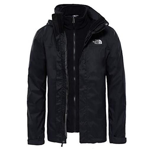 The North Face giacca evolve ii triclimate, uomo, tnf black, xs