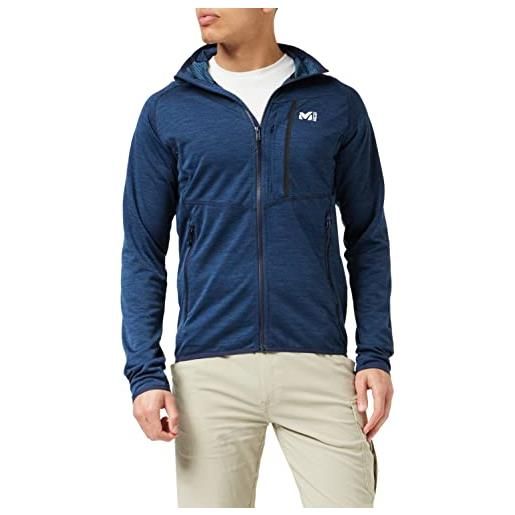 Millet - lokka jkt m - giacca in pile leggera da uomo - traspirante - alpinismo, avvicinamento, escursionismo, uso quotidiano - blu
