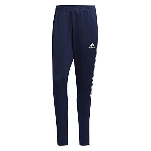 Adidas tiro 21 - pantaloni sportivi, uomo, blu (squadra blu navy), s