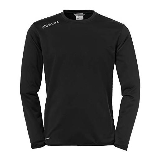 uhlsport essential training top, maglietta da allenamento uomo, nero/bianco, 5xl