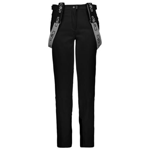 CMP - salopette da donna, nero, m