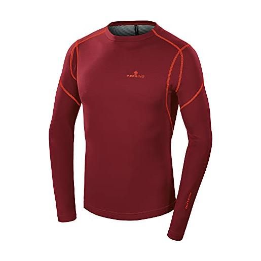 Ferrino wheisshorn, maglietta da escursionismo uomo, rosso, m