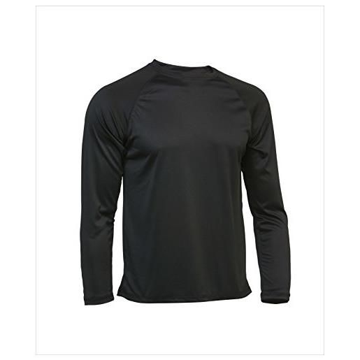 Asioka 300/14 maglietta sportiva a maniche lunghe, unisex adulto, unisex adulto, 300/14, rosso, s