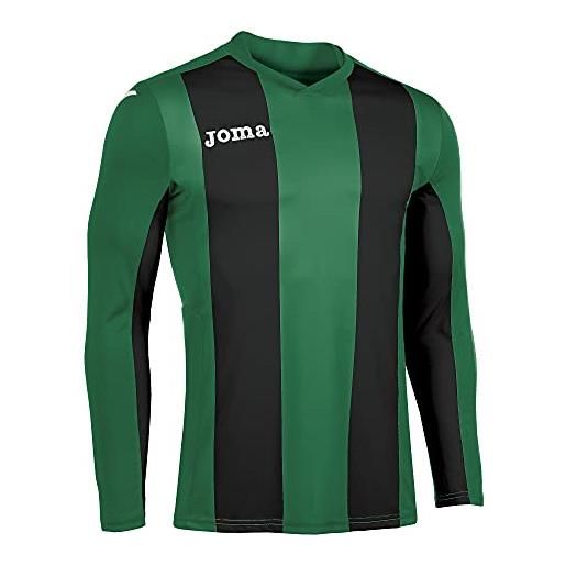 Joma pisa - maglietta a maniche lunghe, da uomo, verde/nero, m