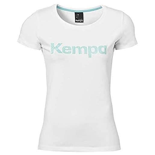 Kempa graphic t-shirt women maglietta da pallamano da donna, donna, 200228502, bianco, m