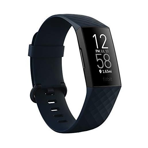 Fitbit charge 4: fitness tracker con gps integrato, rilevazione del nuoto e fino a 7 giorni di durata della batteria, prugna