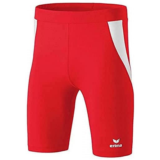 Erima atletica, pantaloni corti unisex bambini, rosso/bianco, 116