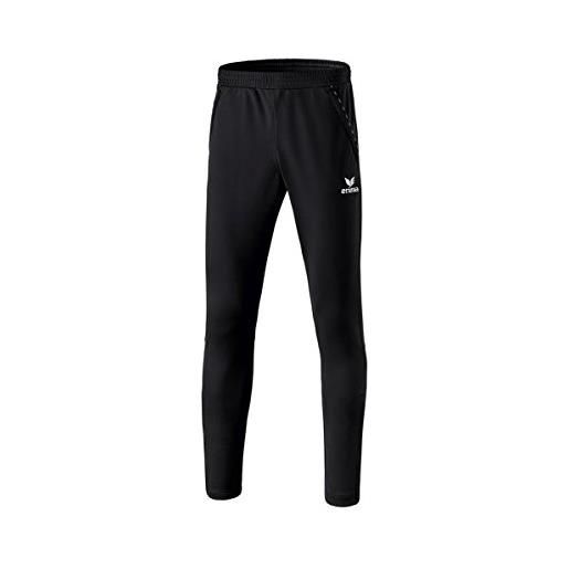 Erima bambini con inserti 2.0 training pantaloni, bambini, mit wadeneinsatz 2.0, nero, 128