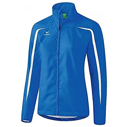 Erima atletica, giacca running donna, new royal/bianco, 34