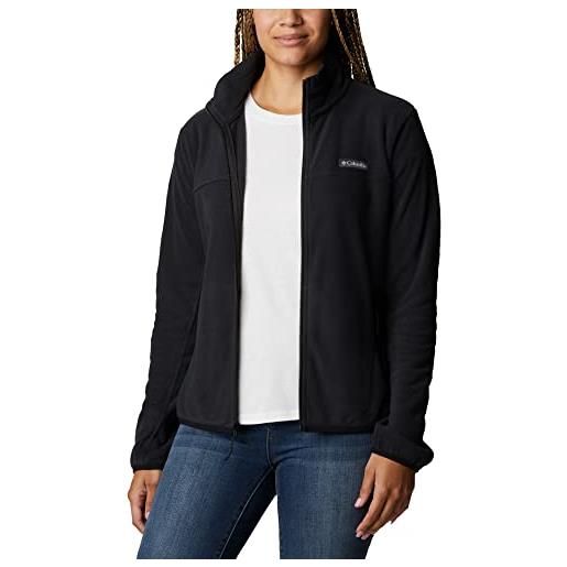 Columbia ali peak, pile con cerniera a tutta lunghezza donna, black, xl