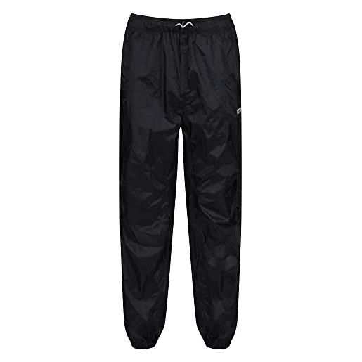 Regatta active packaway ii pantaloni, uomo, nero (black), 58-60 eu