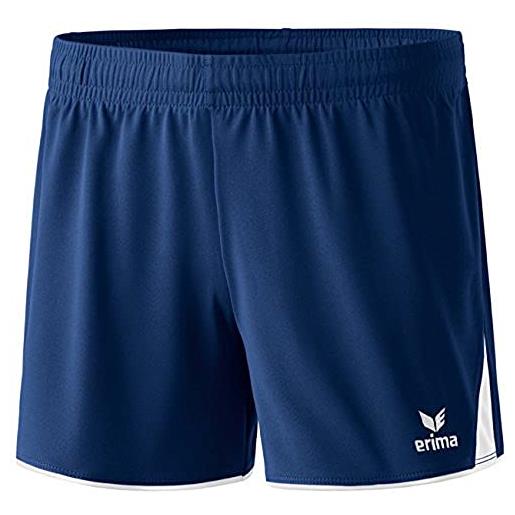 Erima, pantaloni corti sportivi 5-cubes, blu (new navy/weiß), 48