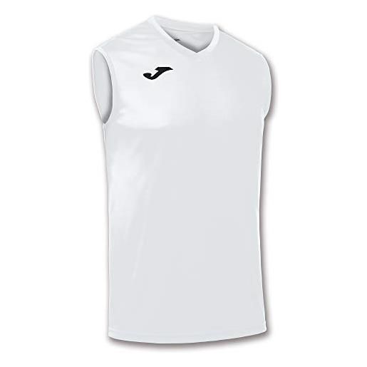 Joma camiseta combi bianco s/m, t shirt unisex adulto, - 200, s
