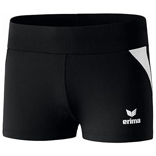 Erima atletica, hot pants donna, rosso/bianco, 42