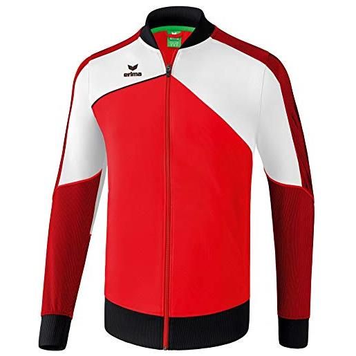 Erima 1011802, jacket uomo, rosso/bianco/nero, s