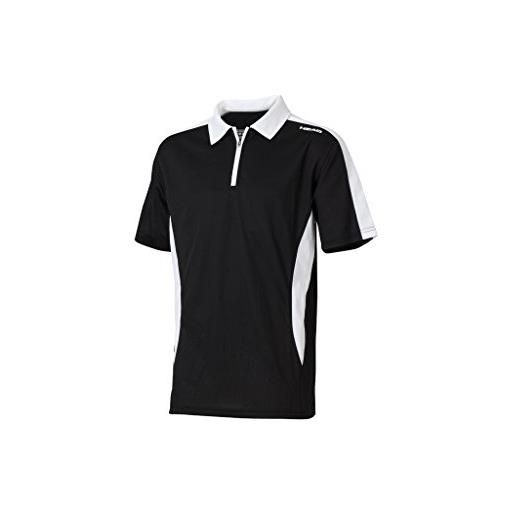 Head swimming polo team-maglietta da ragazzo nero negro (bk) m