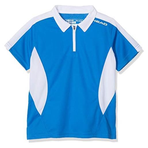 Head swimming polo team-maglietta da ragazzo blu azul claro (lb) m