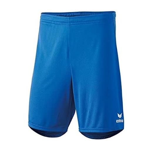 Erima rio 2.0 - pantaloncini da calcio con slip incorporato, da uomo, blu (blu royal), xl
