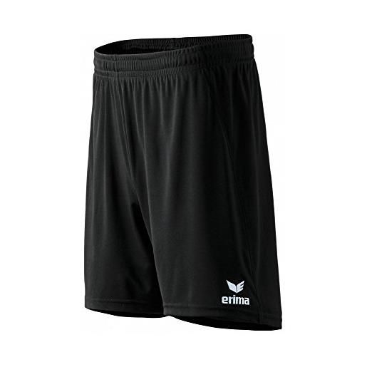 Erima, pantaloncini da calcio rio 2.0, con slip interni, uomo, nero (schwarz), xl