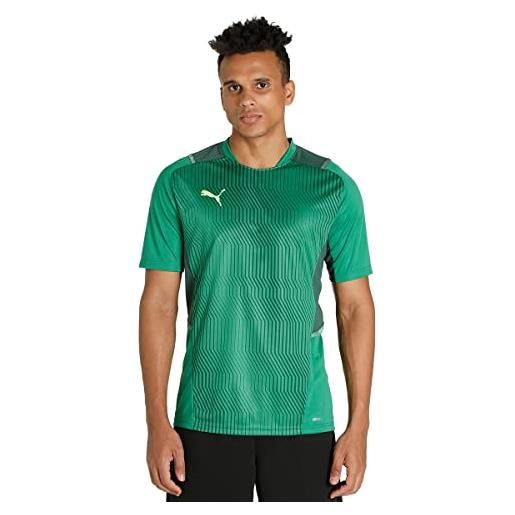PUMA teamcup training jersey, maglietta uomo, amazon green-dark green-green gecko, xxl