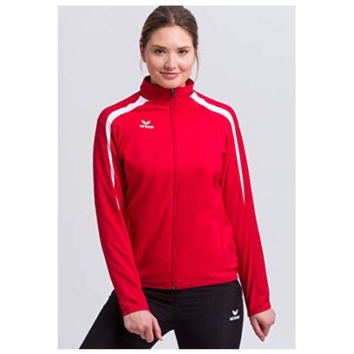 Erima liga line 2.0 giacca di rappresentanza, donna, rosso/rosso scuro/bianco, 44