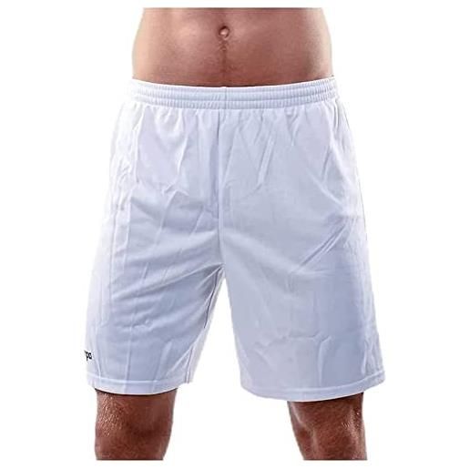 Kempa hose & shorts classic, pantaloni corti uomo, bianco (weiß), m