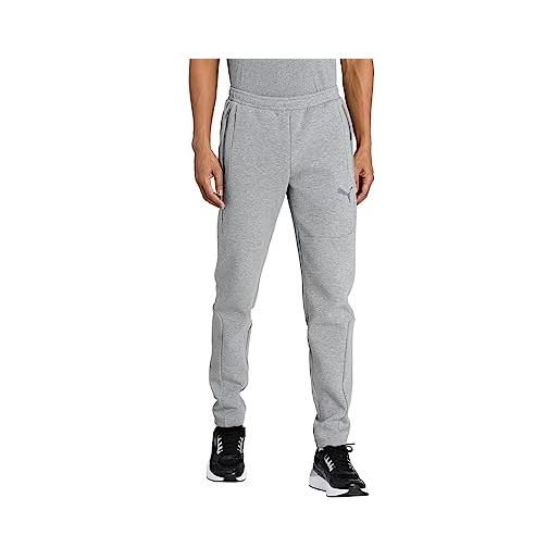 Puma teamcup casuals pants, medium gray heather, s