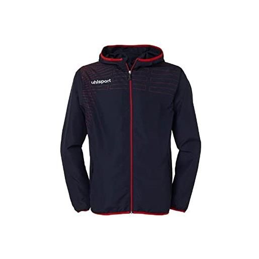 uhlsport match - giacca, blu (navy/rosso), s